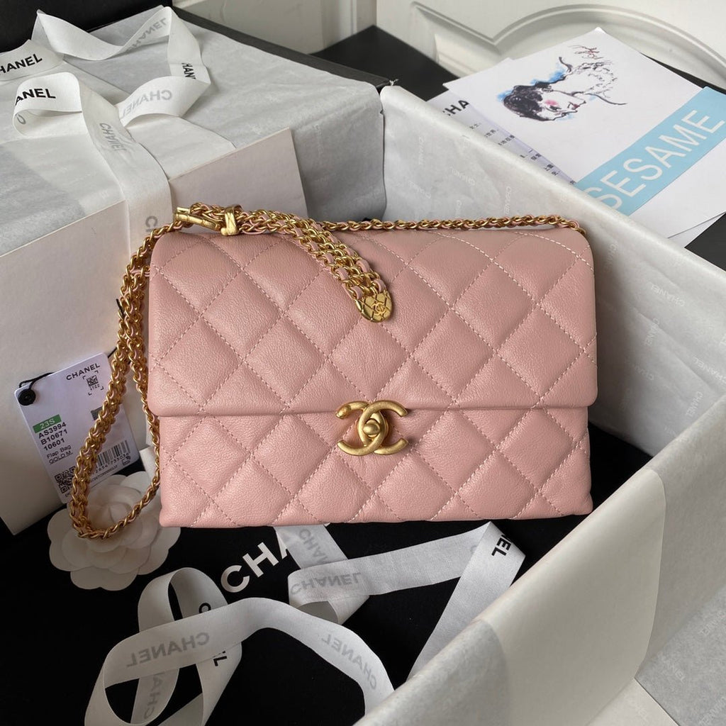 ＣＨＮＥＬSMALL FLAP BAG PINK