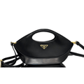 ＰＲＤＡ LEATHER TOTE BAG BLACK
