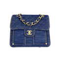 ＣＨＮＥＬSQUARE FLAP BACKPACK BLUE DENIM