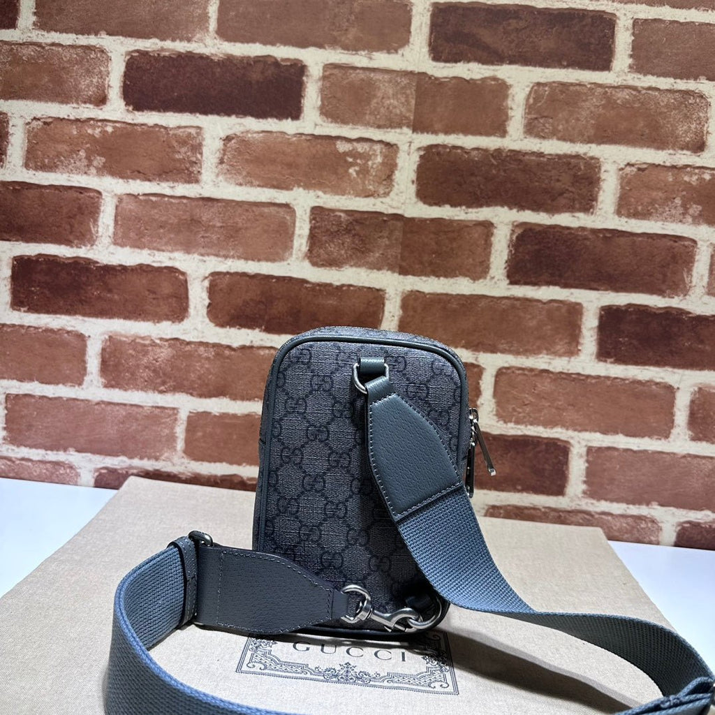 ＧＣＣＩOPHIDIA MINI SHOULDER BAG GG SUPREME GRAY