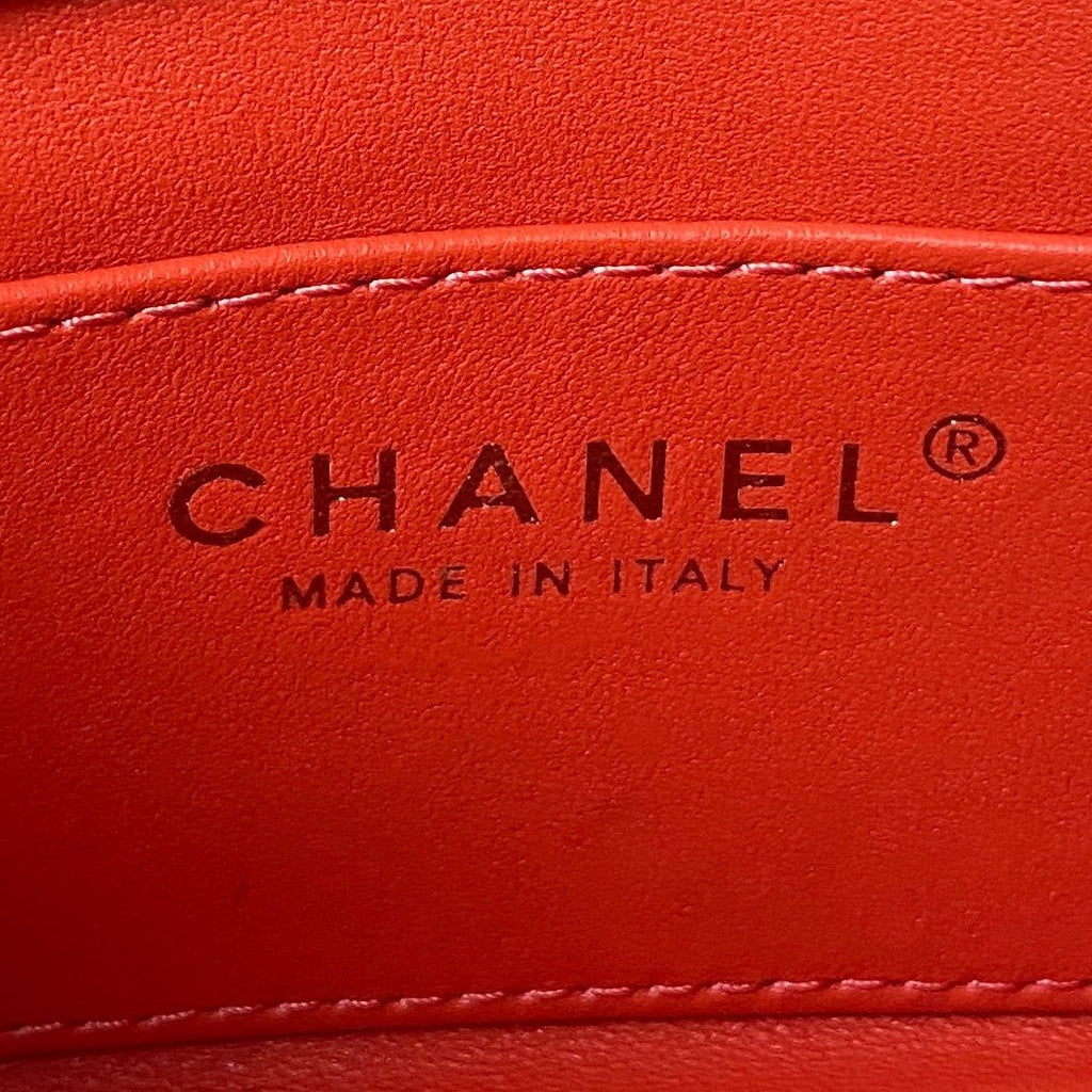 ＣＨＮＥＬ MINI FLAP BAG RED