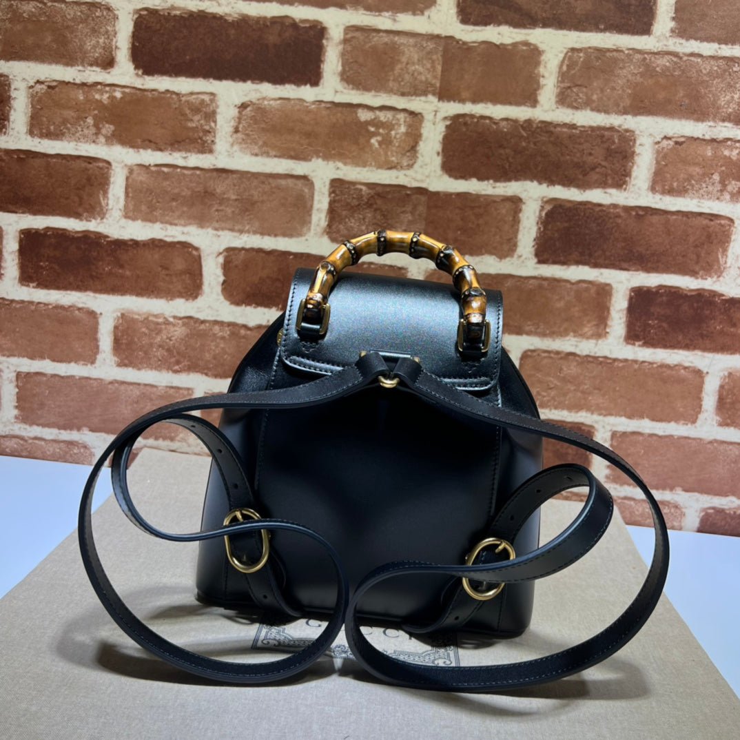 ＧＣＣＩSMALL BAMBOO BACKPACK BLACK