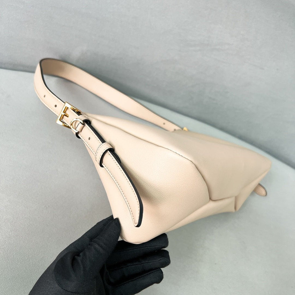 ＰＲＤＡ AIMÉE LARGE LEATHER SHOULDER BAG SAND