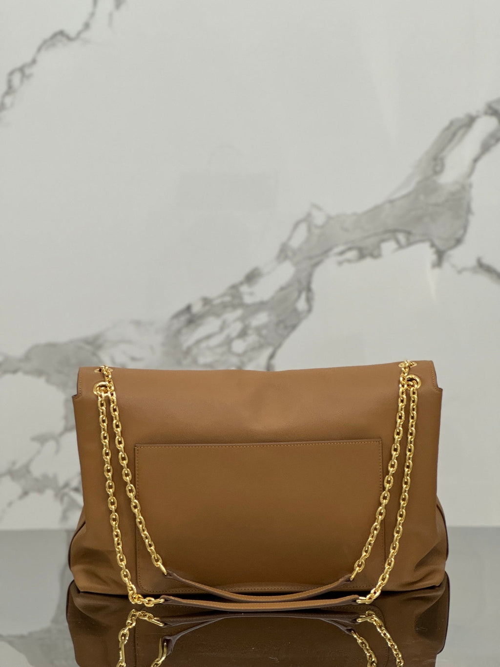 ＰＲＤＡ DOUX LARGE LEATHER SHOULDER BAG COGNAC