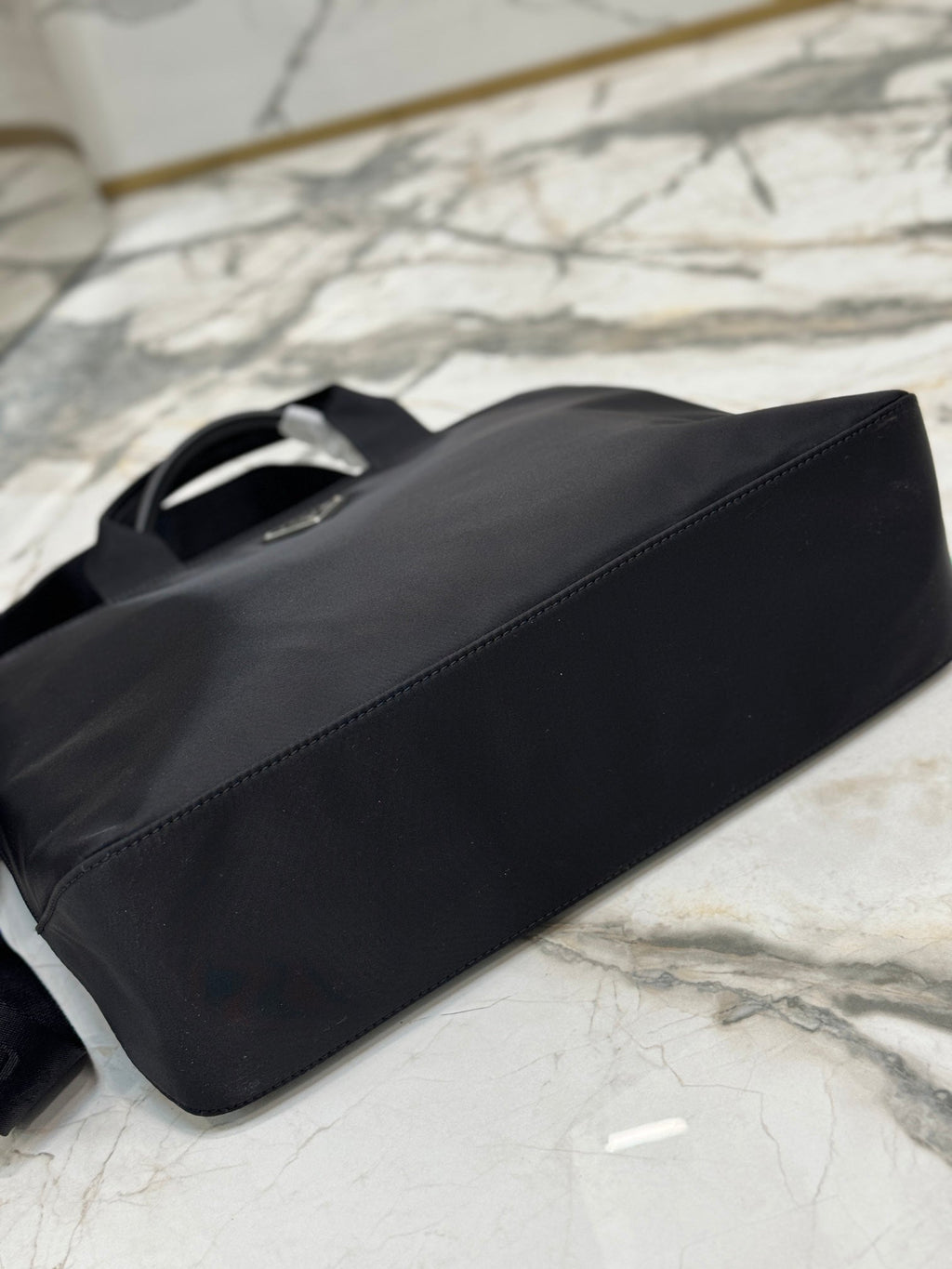 ＰＲＤＡ RE-NYLON AND SAFFIANO LEATHER TOTE BAG