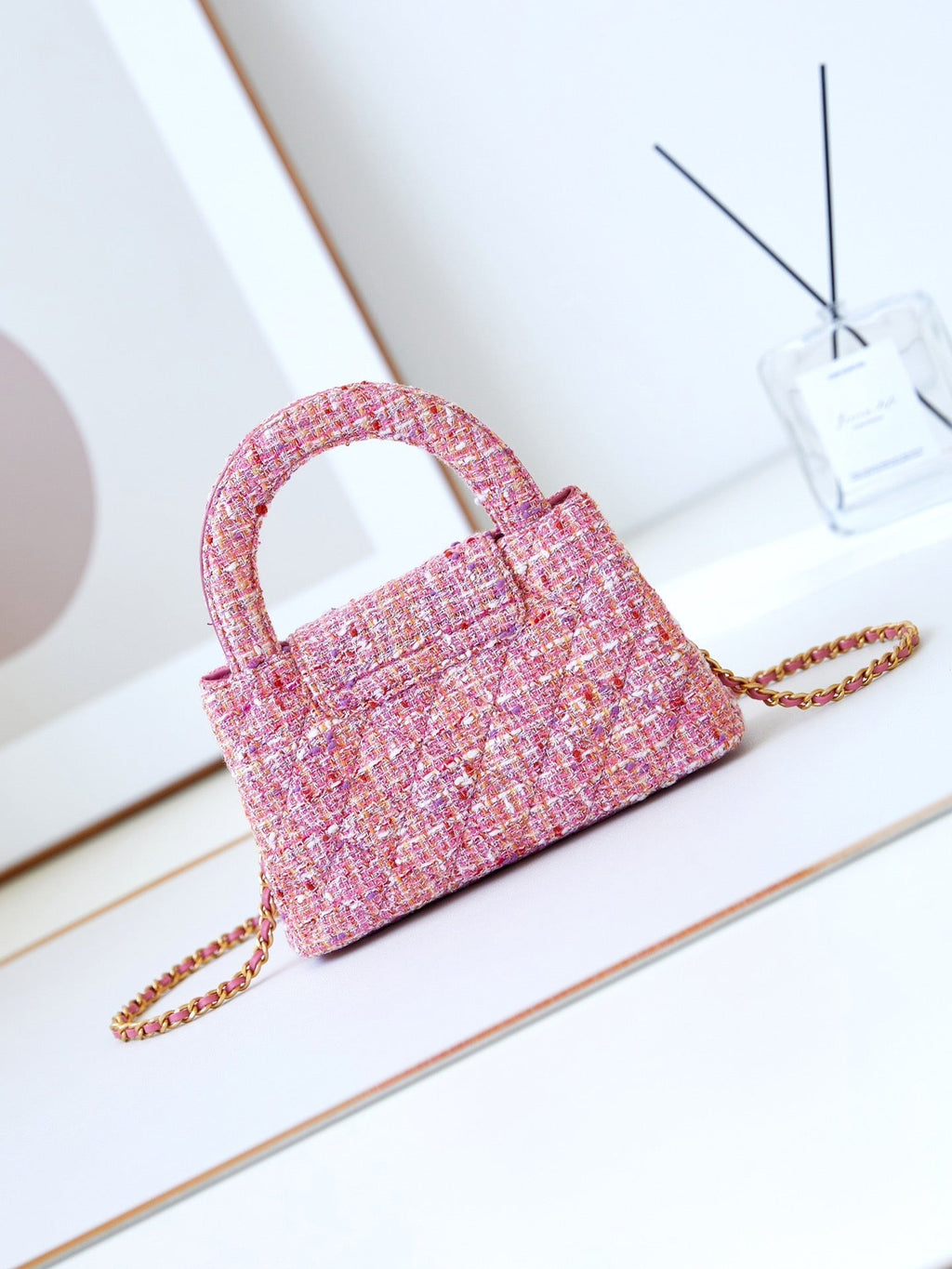 ＣＨＮＥＬMINI KELLY 23K TOP HANDLE PINK