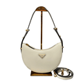 ＰＲＤＡ ARQUÉ SMALL LEATHER SHOULDER BAG WHITE