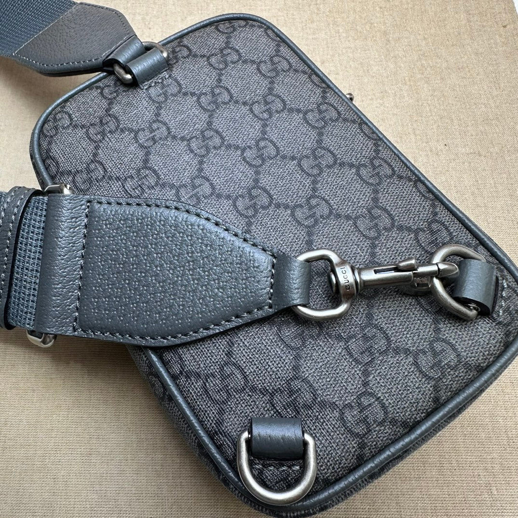 ＧＣＣＩOPHIDIA MINI SHOULDER BAG GG SUPREME GRAY