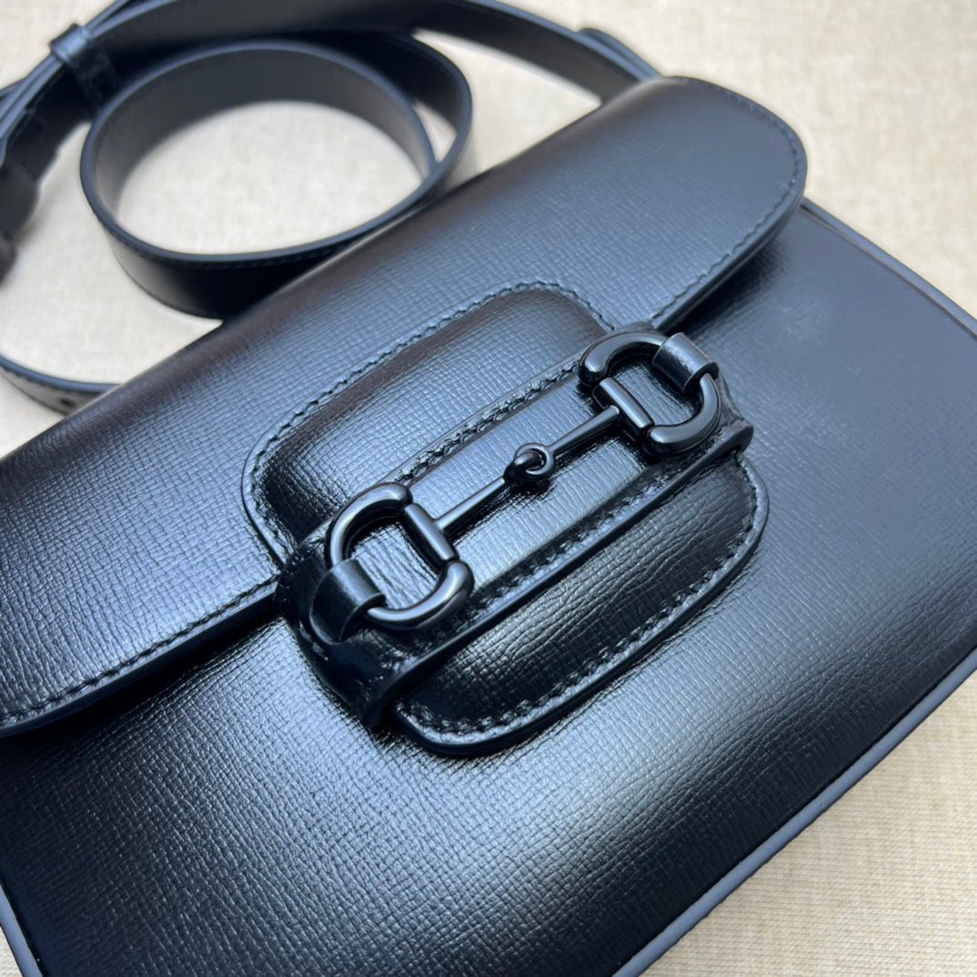 ＧＣＣＩHORSEBIT 1955 SHOULDER SMALL BAG BLACK