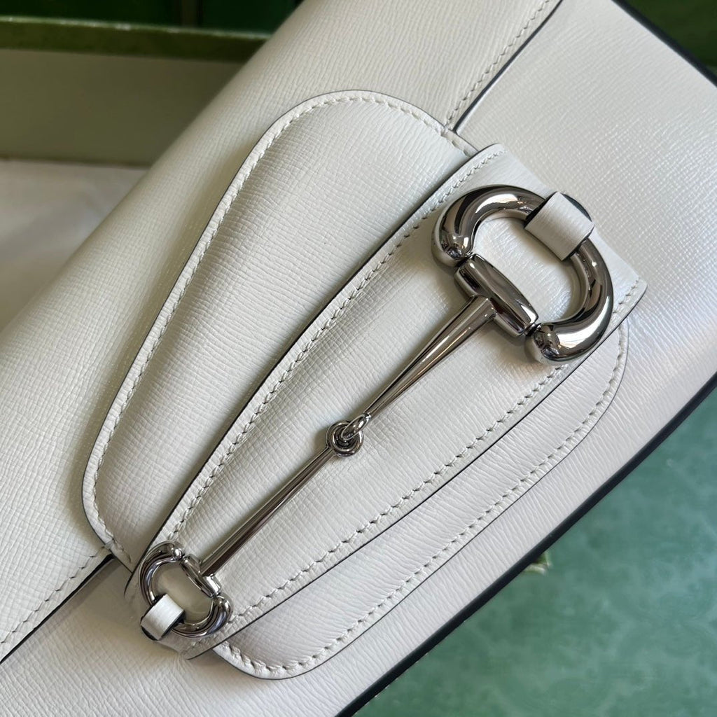 ＧＣＣＩHORSEBIT 1955 SMALL SHOULDER BAG WHITE