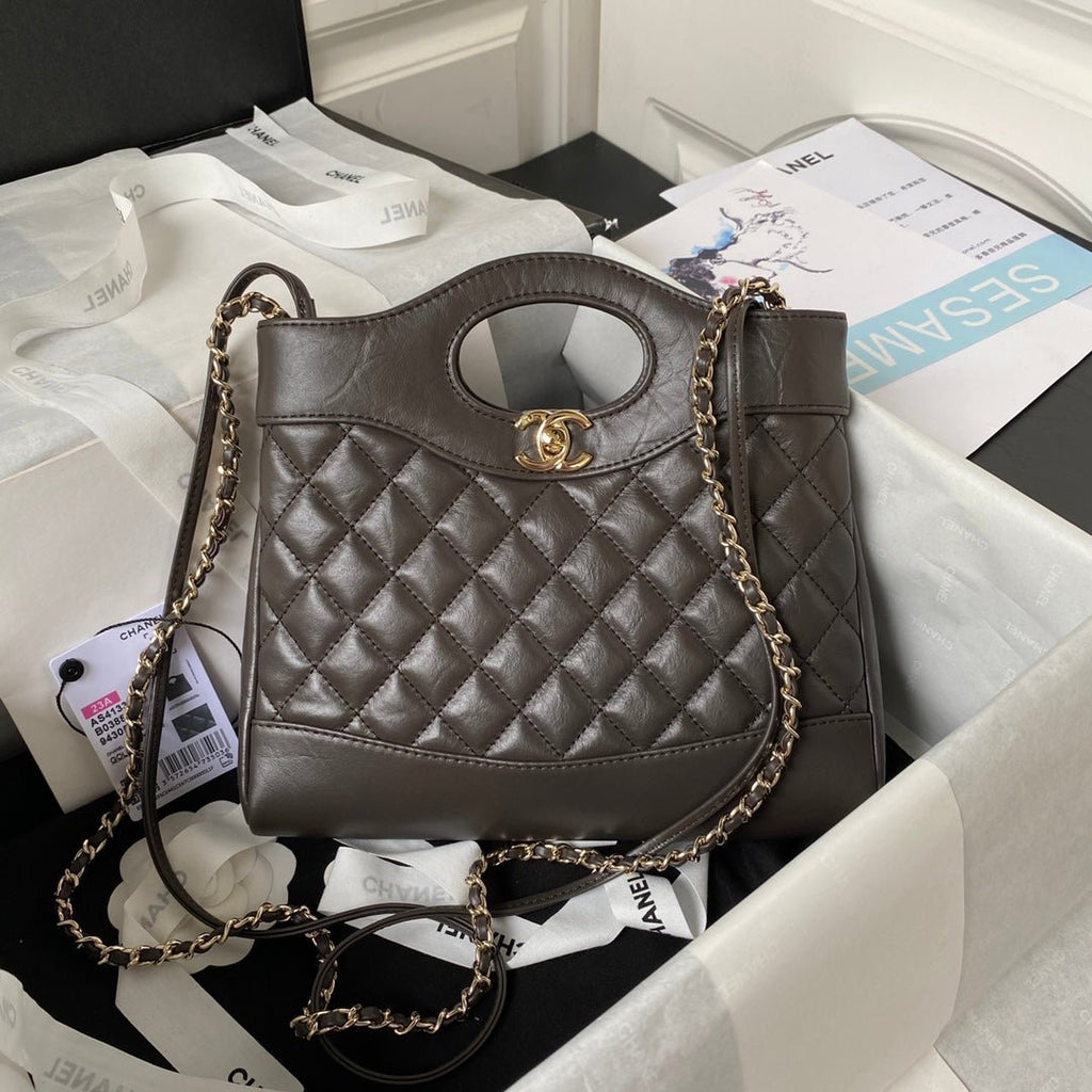 ＣＨＮＥＬ31 MINI SHOPPING BAG TAUPE