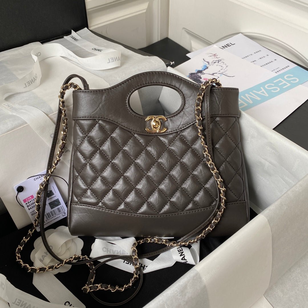 ＣＨＮＥＬ31 MINI SHOPPING BAG TAUPE
