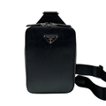 ＰＲＤＡ BRIQUE SAFFIANO LEATHER BAG BLACK