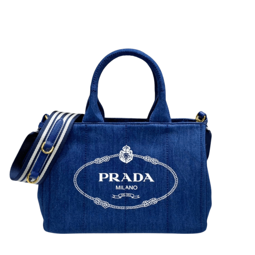 ＰＲＤＡ GIARDINIERA SMALL TOTE BLUE