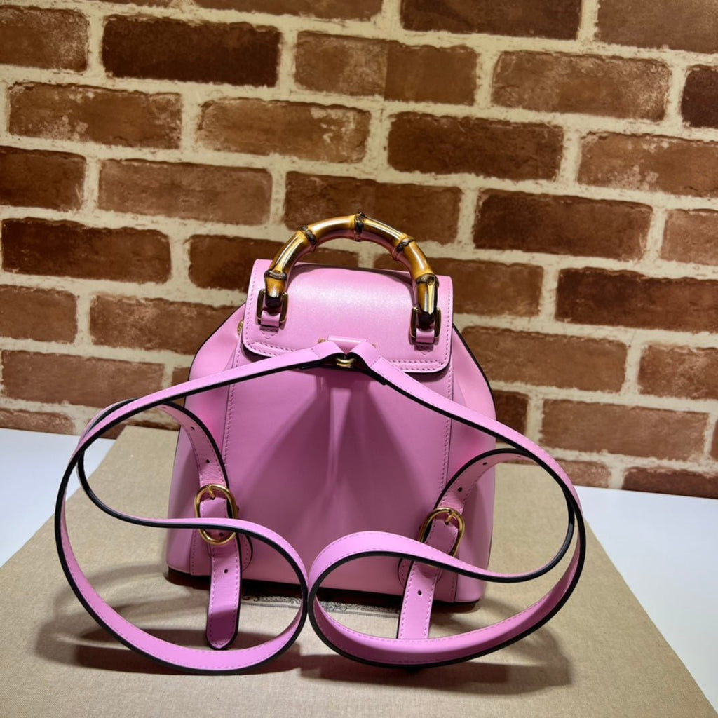 ＧＣＣＩSMALL BAMBOO BACKPACK PINK
