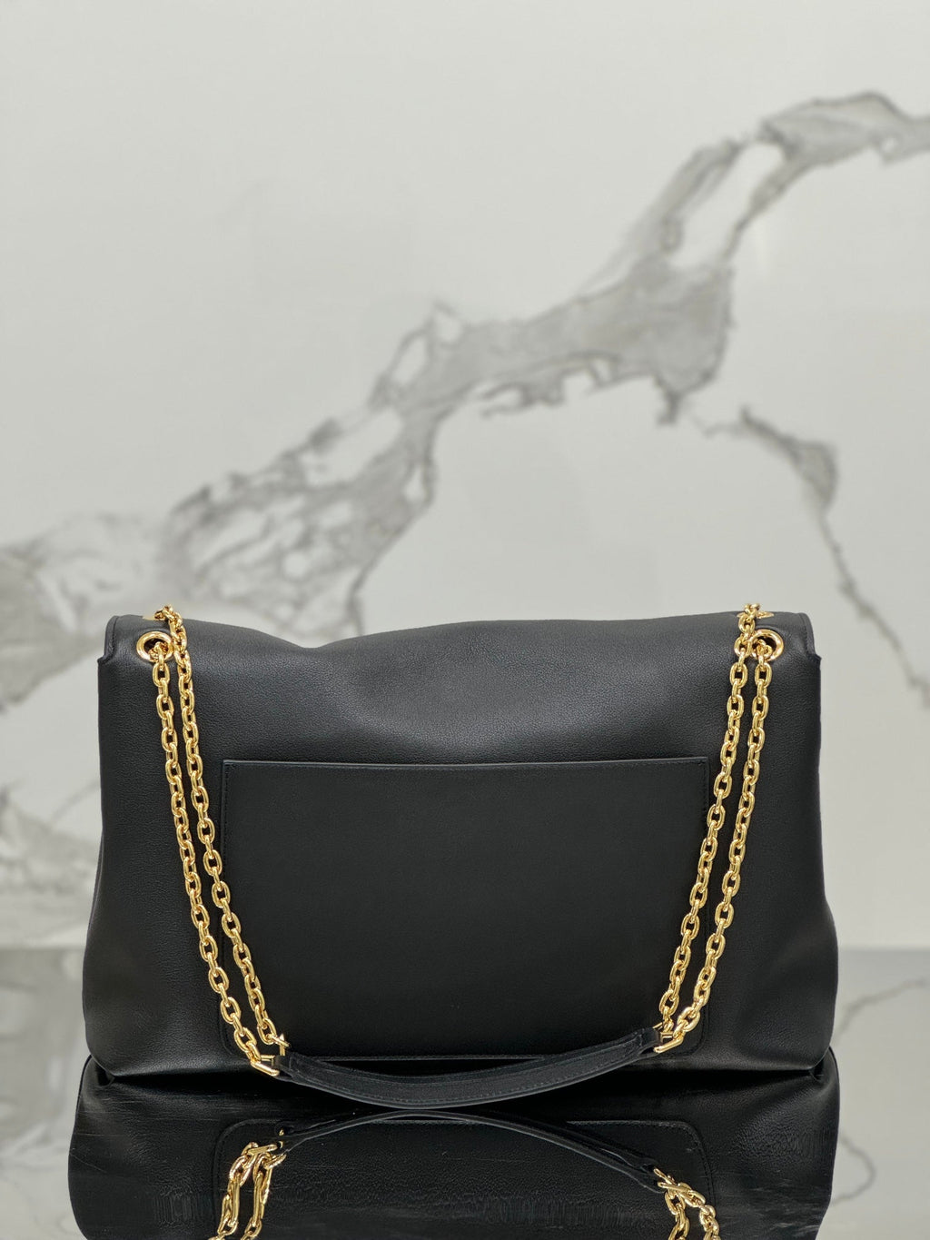 ＰＲＤＡ DOUX LARGE LEATHER SHOULDER BAG BLACK