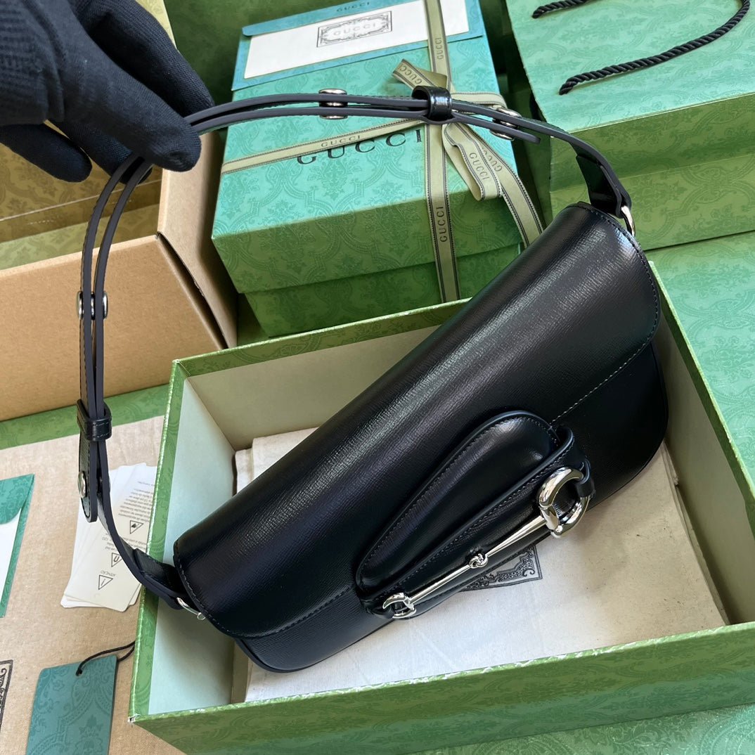 ＧＣＣＩHORSEBIT 1955 SMALL SHOULDER BAG BLACK