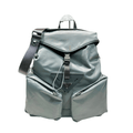 ＰＲＤＡ RE-NYLON AND LEATHER BACKPACK ASH GRAY