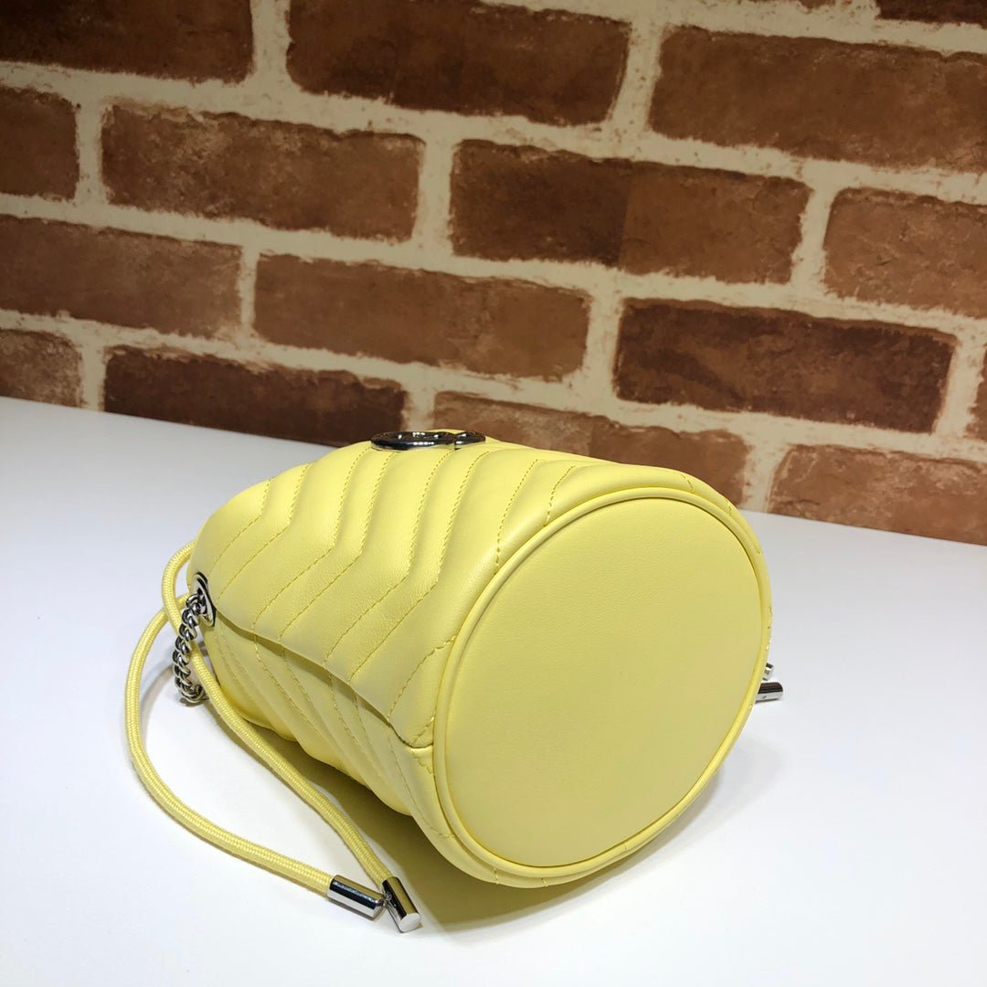 ＧＣＣＩGG MARMONT BUCKET BAG YELLOW