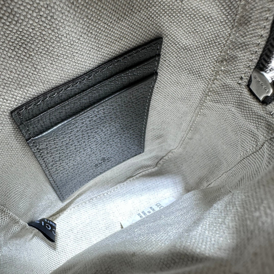 ＧＣＣＩOPHIDIA MINI SHOULDER BAG GG SUPREME GRAY