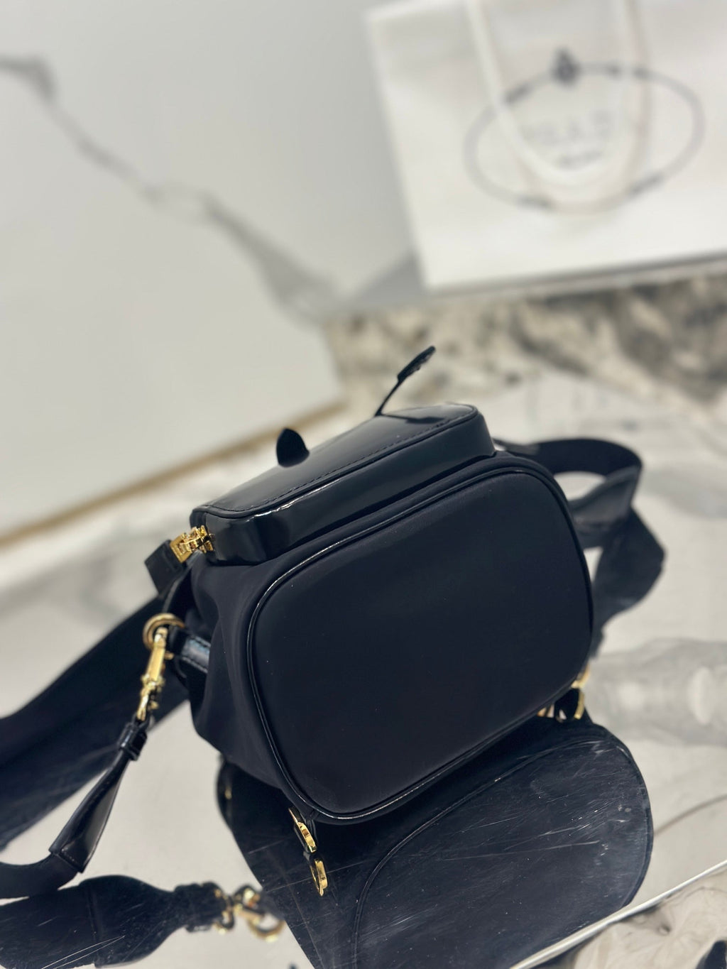 ＰＲＤＡ SMALL RE-NYLON BACKPACK