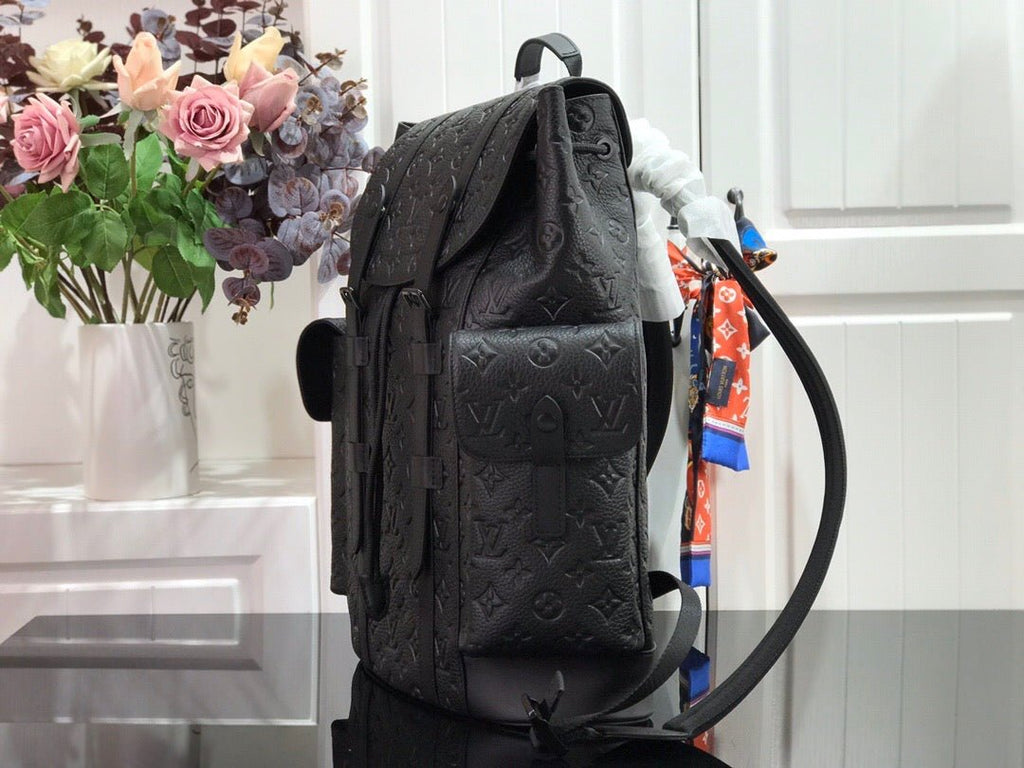 ＬＳ ＶＴＴＯＮ M55699 CHRISTOPHER BACKPACK LEATHER BLACK