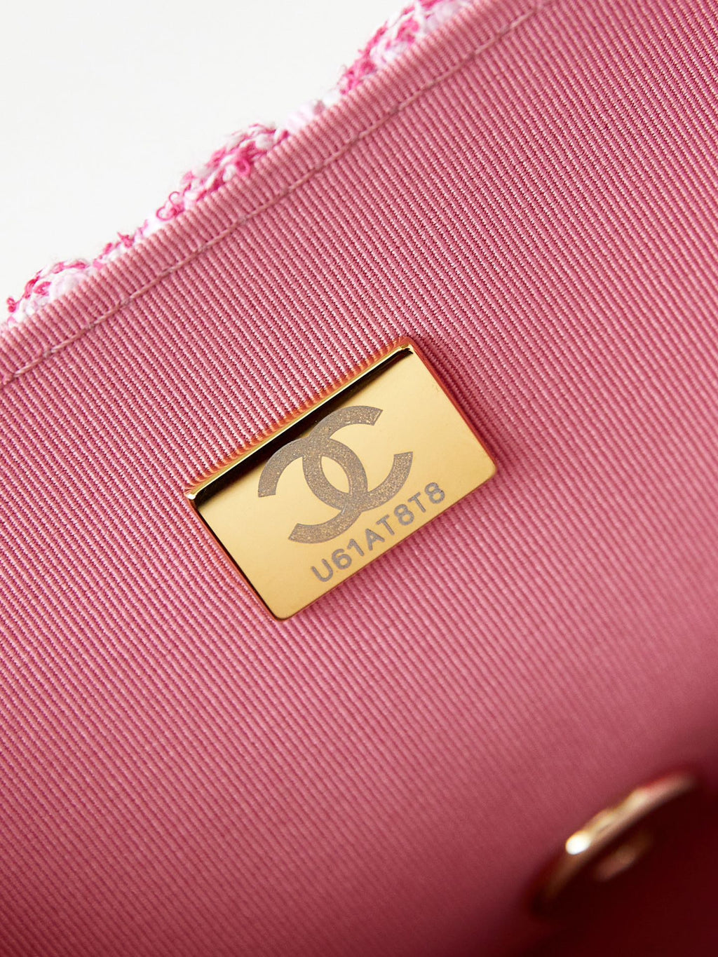 ＣＨＮＥＬTWEED CROSSBODY BAG PINK