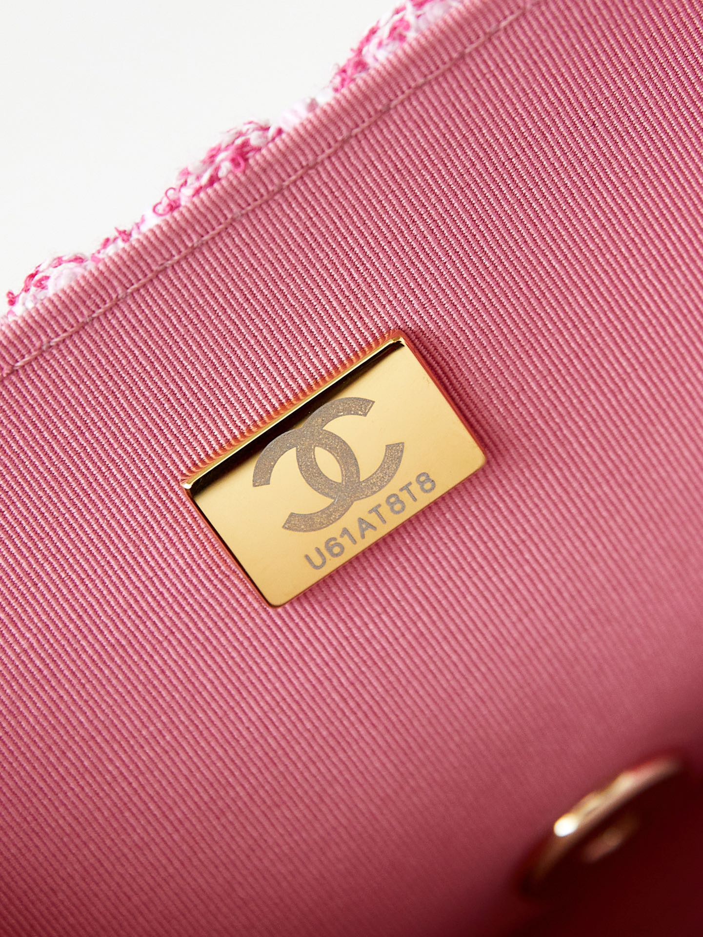 ＣＨＮＥＬTWEED CROSSBODY BAG PINK