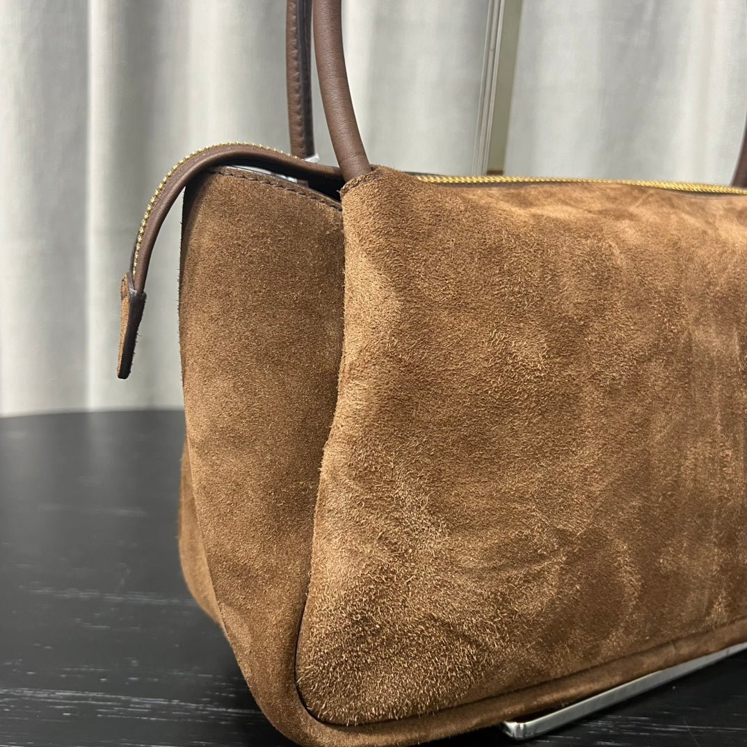 ＰＲＤＡ DARLING MEDIUM SUEDE LEATHER SHOULDER BAG