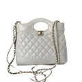 ＣＨＮＥＬ31 MINI SHOPPING BAG WHITE