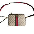 ＧＣＣＩOPHIDIA SMALL CROSSBODY BAG BIEGE-BROWN