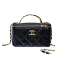 ＣＨＮＥＬCHAIN VANITY CASE BLACK