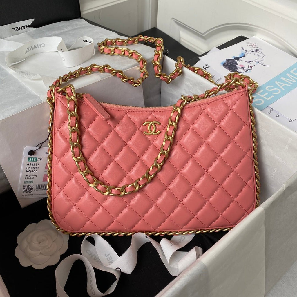 ＣＨＮＥＬ23B HOBO SHOULDER BAG PINK