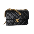 ＣＨＮＥＬSMALL FLAP BAG BLACK